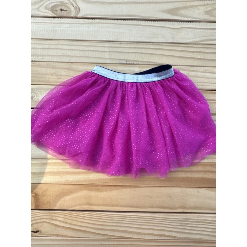 BTWEEN Girl's Sparkly Layered‎ Party Dance Skirt Size 4/5